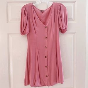 Pink Button Up Casual Dress from H&M